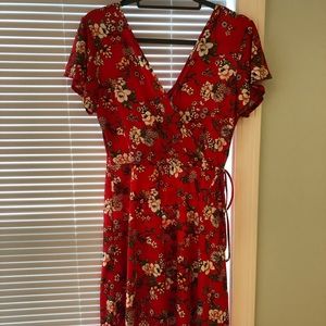 NWOT Kaileigh Faux Wrap Knit Dress